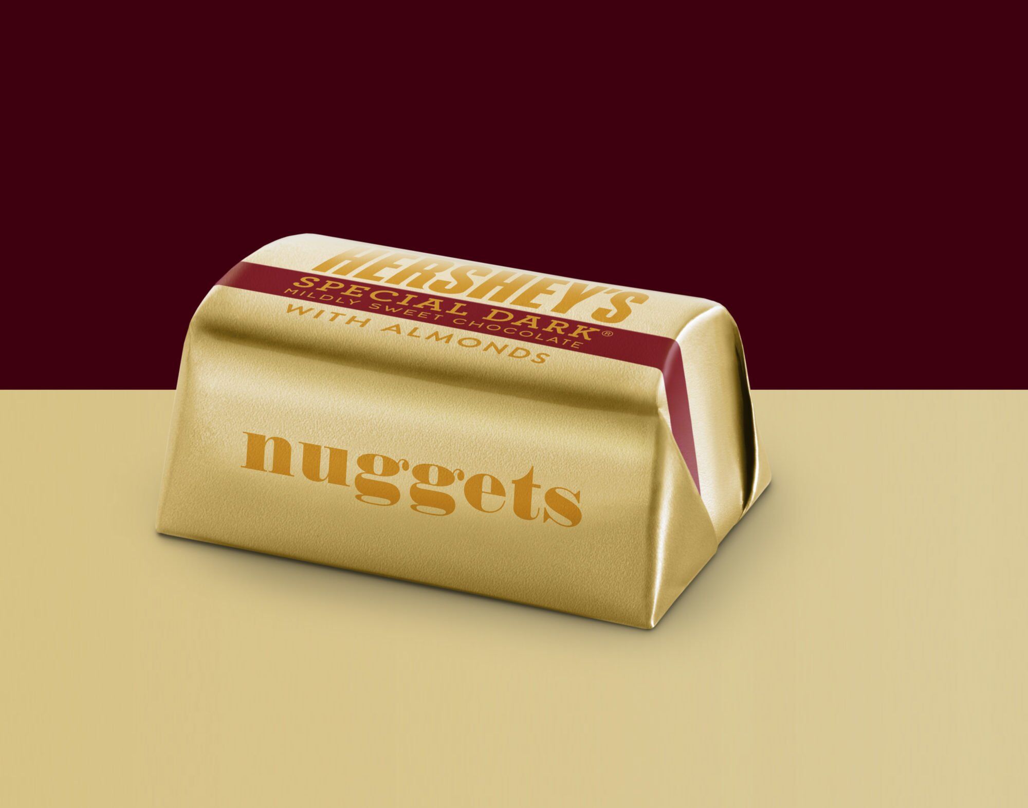 Dark almond nuggets after retouching