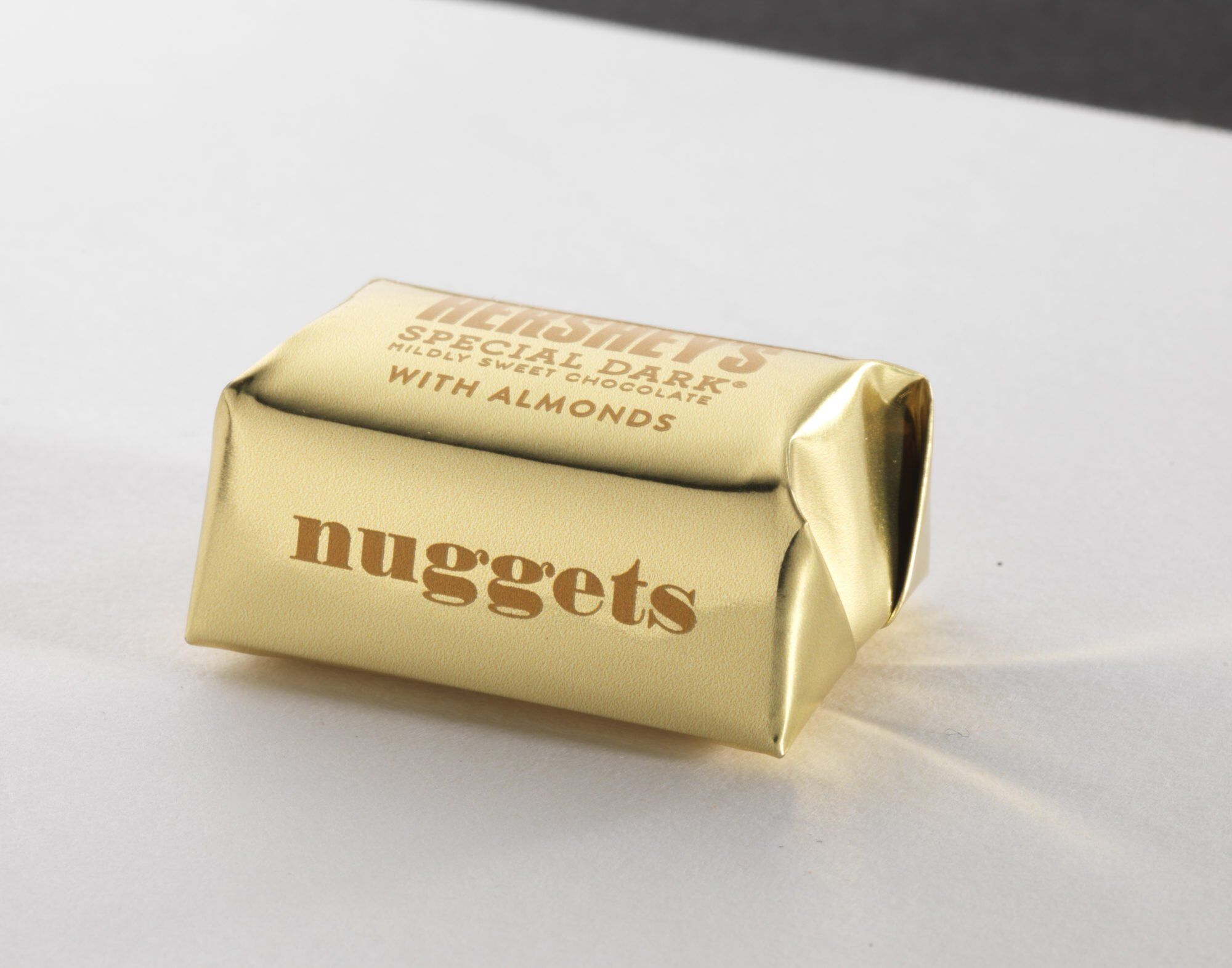 Dark almond nuggets before retouching
