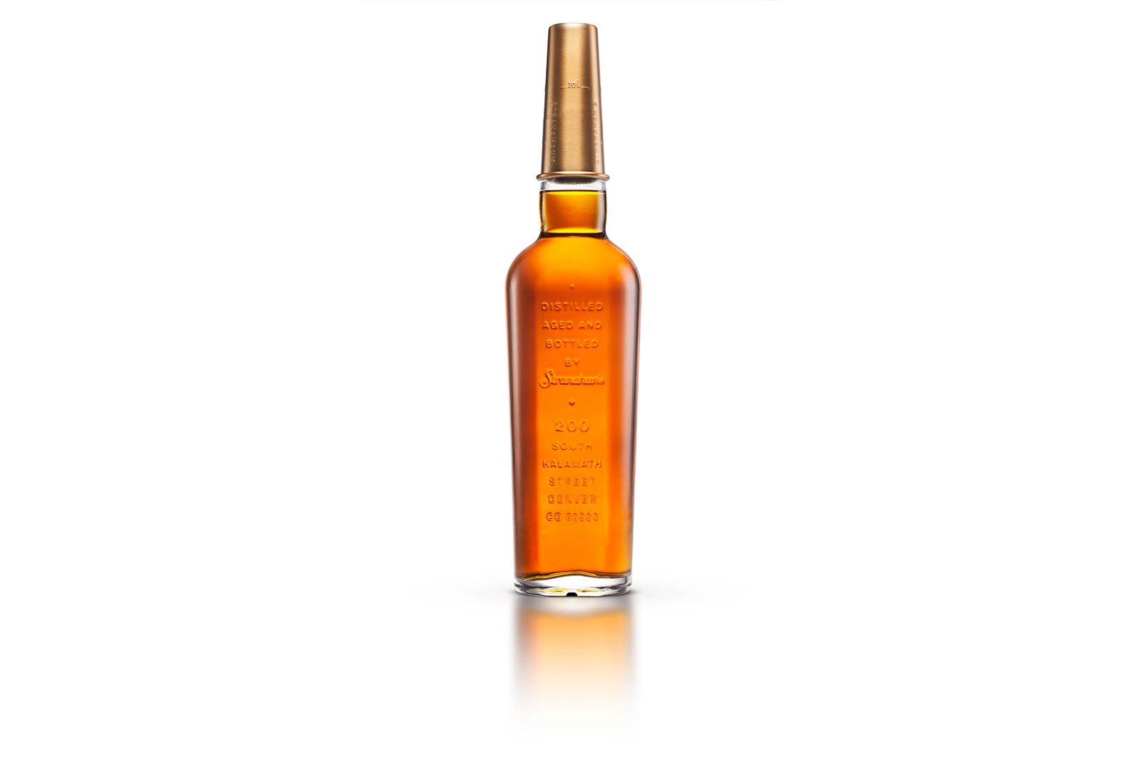 Whiskey bottle after retouching