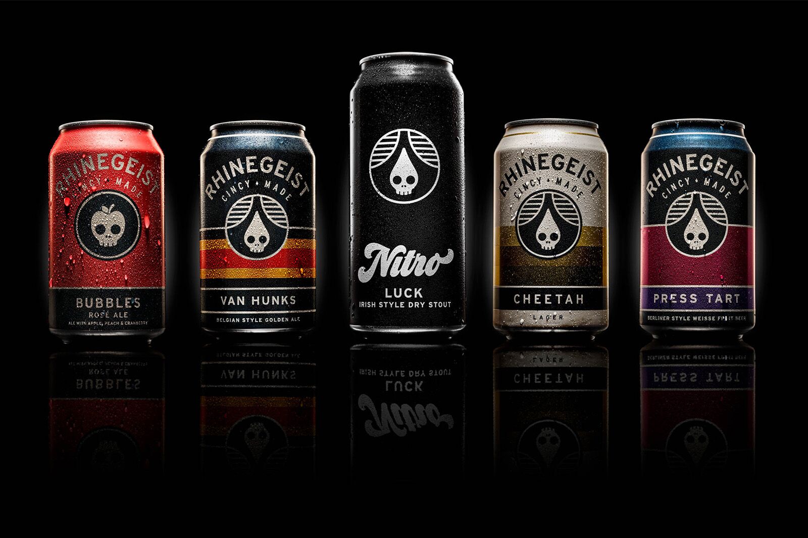 Rhinegeist beer after retouching