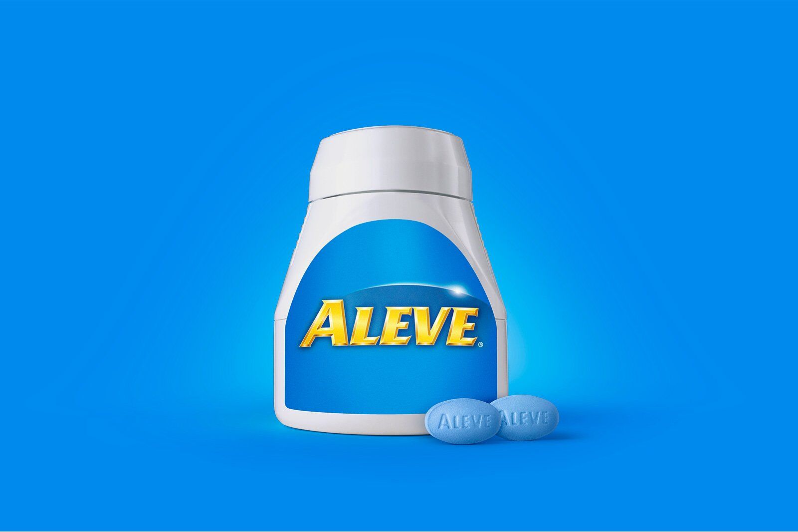 Aleve Bottle Product After Photo Retouching