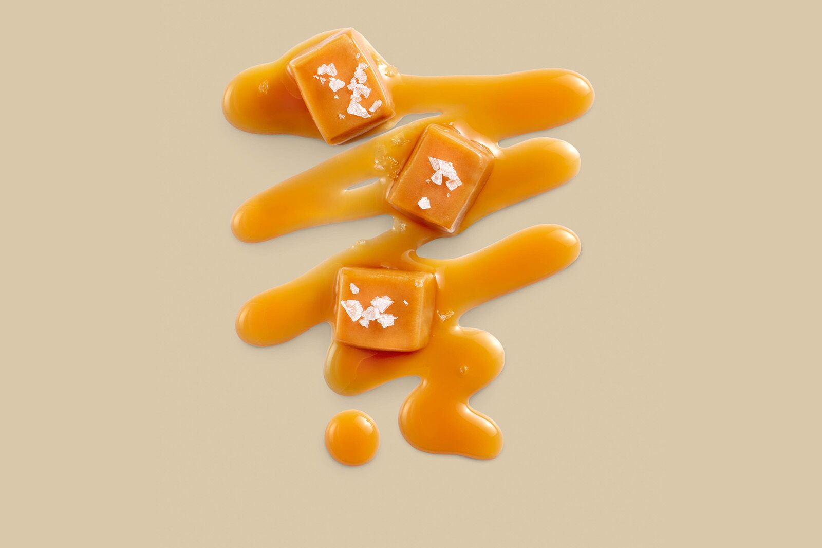 Caramels after retouching