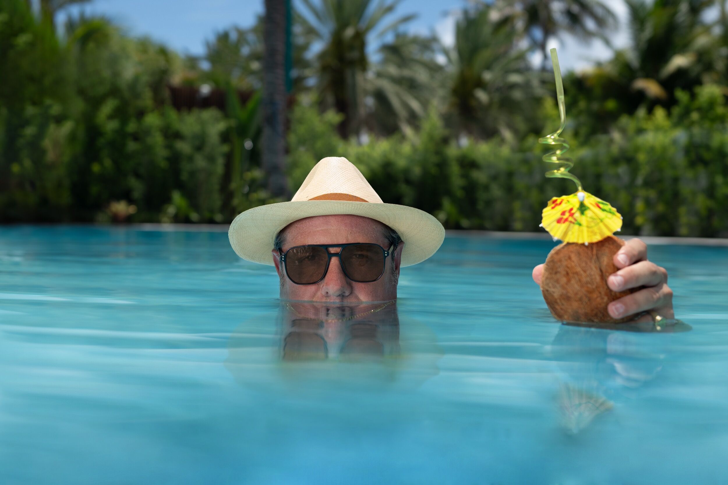 Pool retouching after