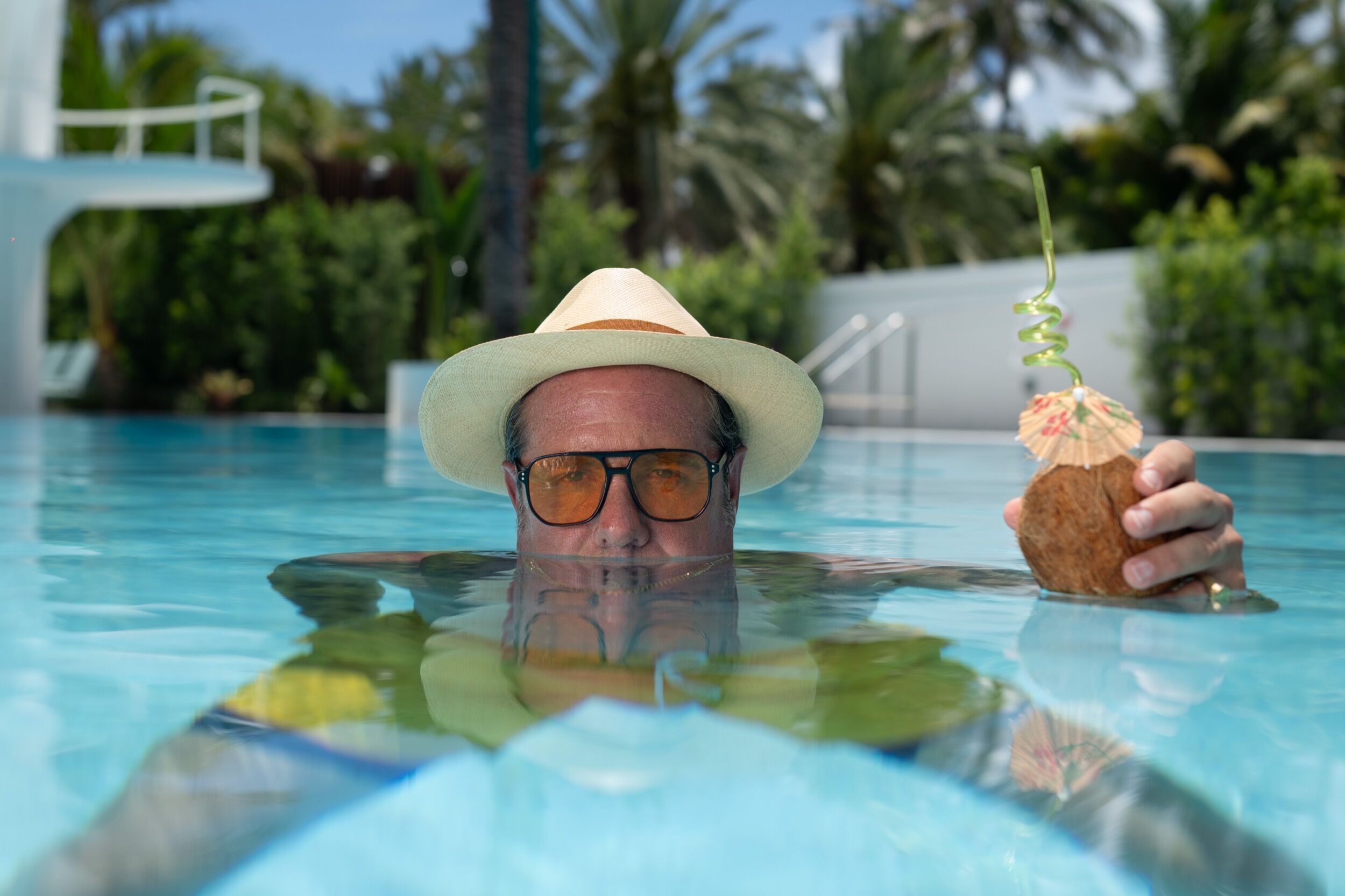 Pool retouching before